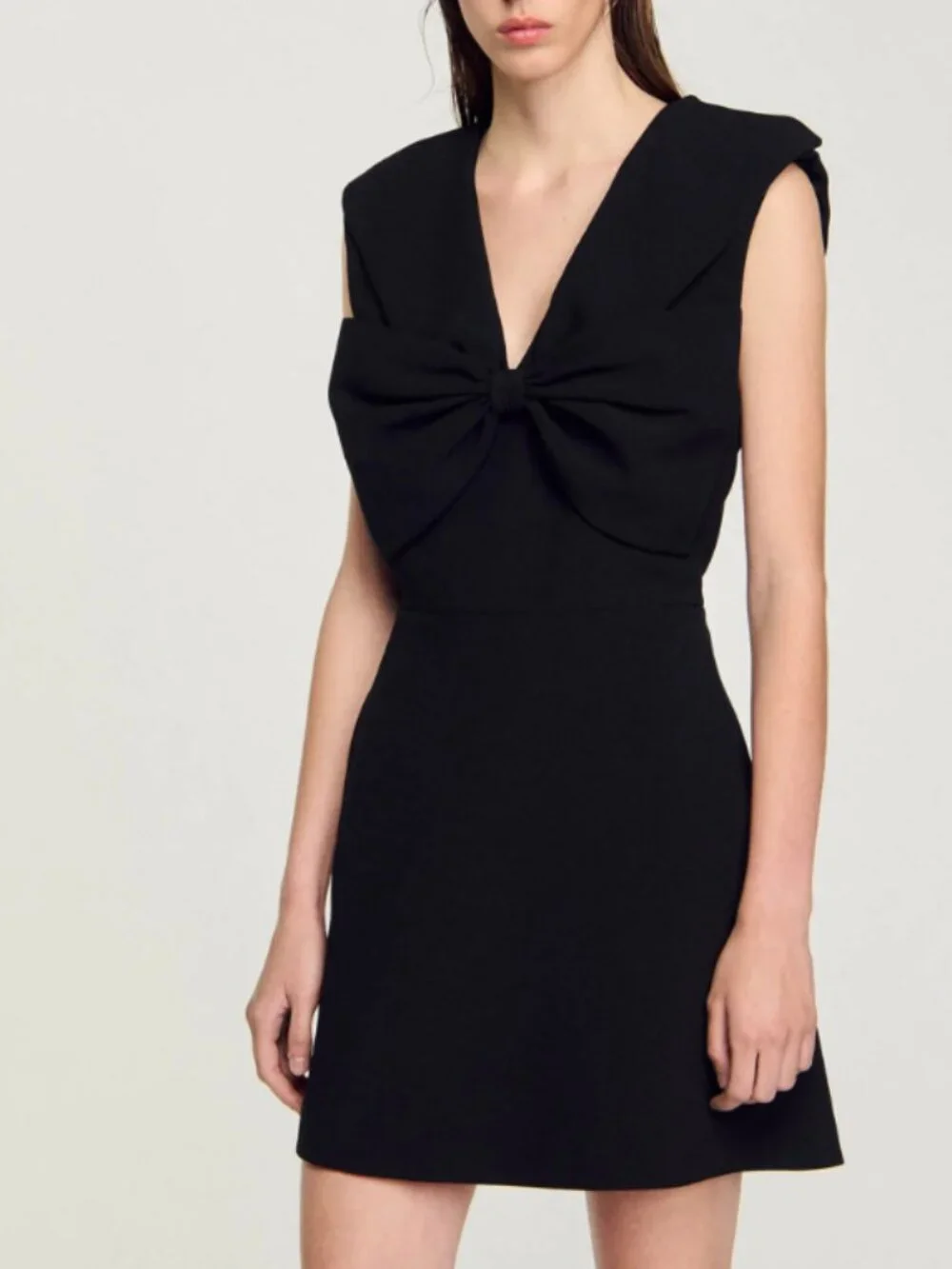 Sandro Short Dress with bow